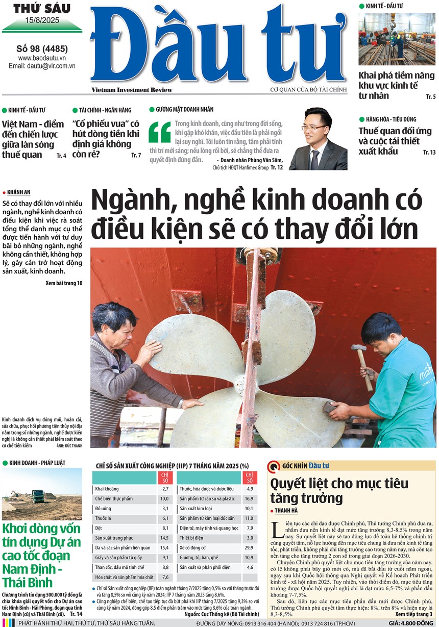 Báo Đầu tư số 98