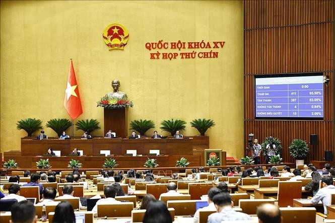 Quốc hội biểu quyết thông qua Nghị quyết số 206/2025/QH15 ngày 24/6/2025 về cơ chế đặc biệt xử lý khó khăn, vướng mắc do quy định của pháp luật.