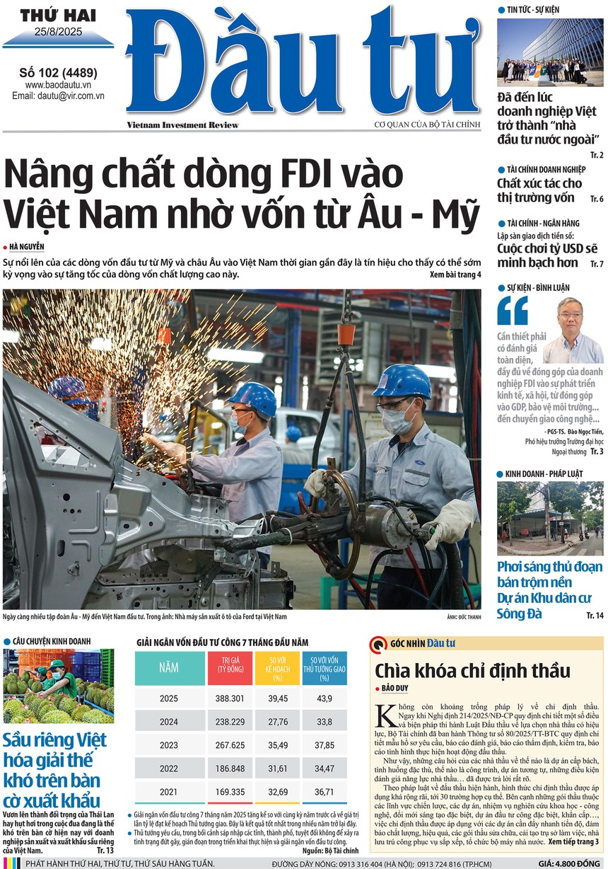 Báo Đầu tư số 102