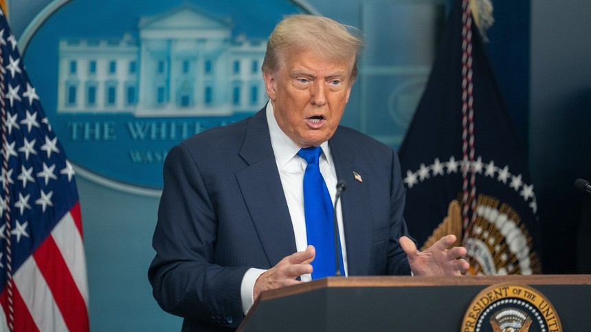 Tổng thống Mỹ Donald Trump. Ảnh: THX/TTXVN