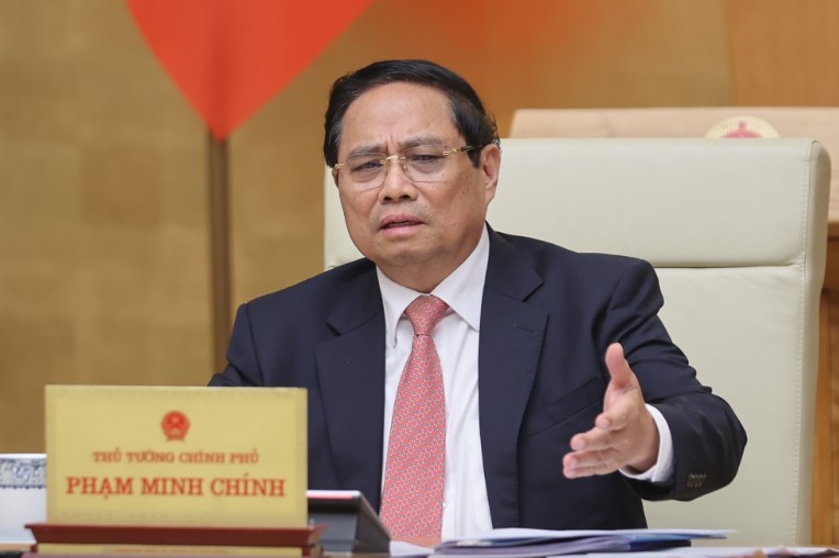 Thủ tướng chỉ đạo các bộ, ngành, địa phương, chủ đầu tư, nhà thầu, cơ quan, đơn vị liên quan tập trung tháo gỡ pháp lý, đầu tư trang thiết bị, nhân lực, nguồn lực tập trung triển khai thi công - Ảnh: VGP/Nhật Bắc.