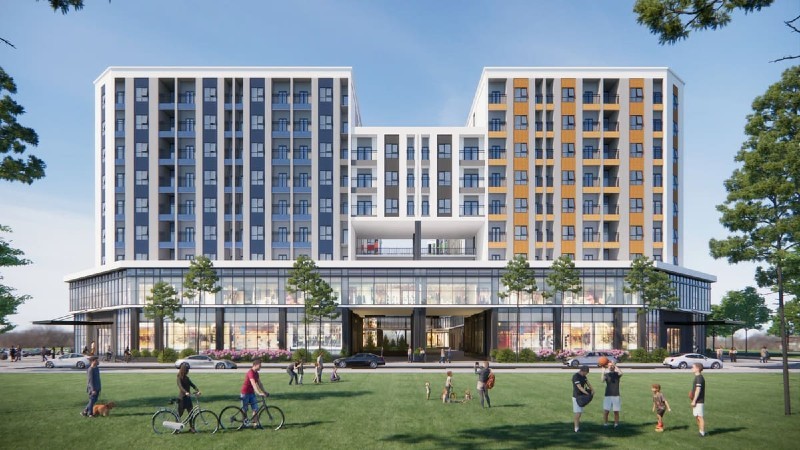 Phối cảnh dự án nhà ở xã hội sắp được mở bán tại xã Đông Anh. Ảnh: Nhà ở xã hội Uy Nỗ