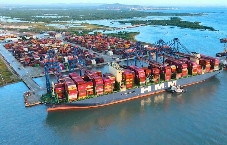 Cảng Gemalink, một cảng chiến lược khu vực Cái Mép - Thị Vải.