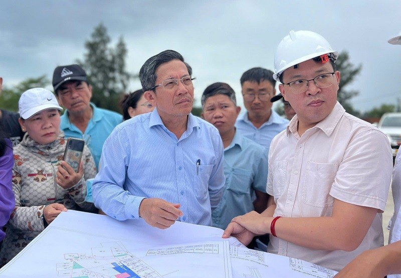 Lãnh đạo TP.Đà Nẵng kiểm tra 3 dự án bất động sản do Công ty Bách Đạt An làm chủ đầu tư tại phường Điện Bàn Đông. 