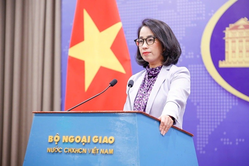 Người phát ngôn Bộ Ngoại giao Phạm Thu Hằng trả lời báo chí chiều 25/9.