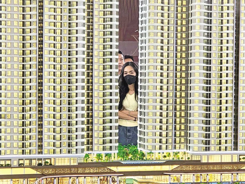 Việc giá chung cư tăng “phi mã” đã tác động tiêu cực tới khả năng thanh khoản. Ảnh: Thanh Vũ 