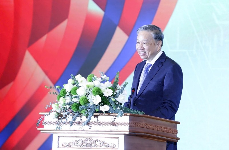 Tổng Bí thư Tô Lâm phát biểu chỉ đạo định hướng. Ảnh: Đức Thanh