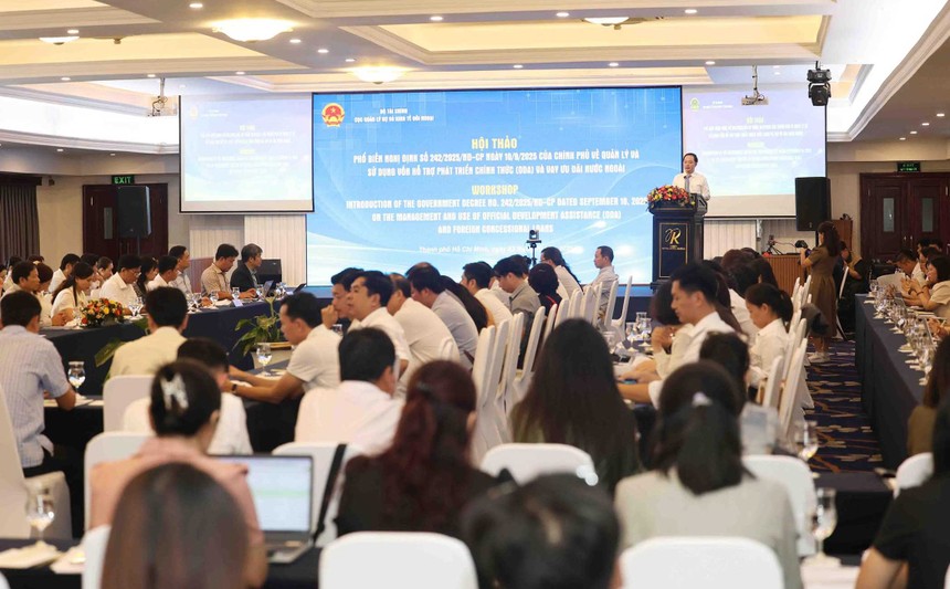 Nghị định số 242/2025/NĐ-CP của Chính phủ về quản lý và sử dụng vốn ODA và vay ưu đãi nước ngoài được đánh giá là giảm bớt thủ tục, rút ngắn thời gian thực hiện dự án. Ảnh: Lê Toàn.