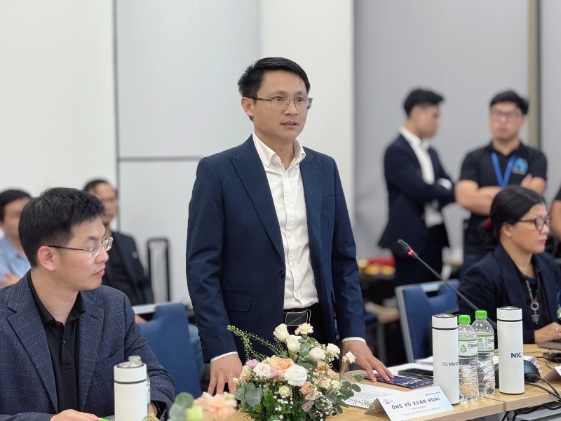 Ông Võ Xuân Hoài, Phó giám đốc Trung tâm Đổi mới sáng tạo Quốc gia (NIC). Ảnh: Linh Nguyễn