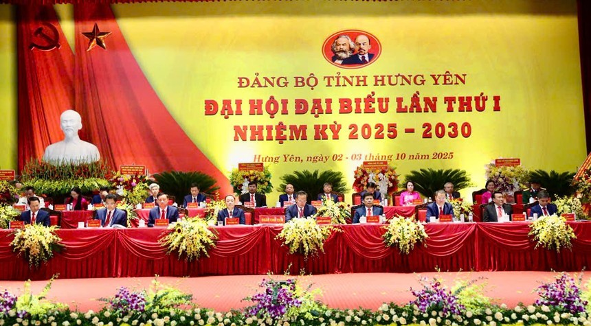 Đại hội Đại biểu Đảng bộ tỉnh Hưng Yên lần thứ I, nhiệm kỳ 2025 - 2030 đề ra 6 nhiệm vụ trọng tâm và 3 đột phá chiến lược phát triển.