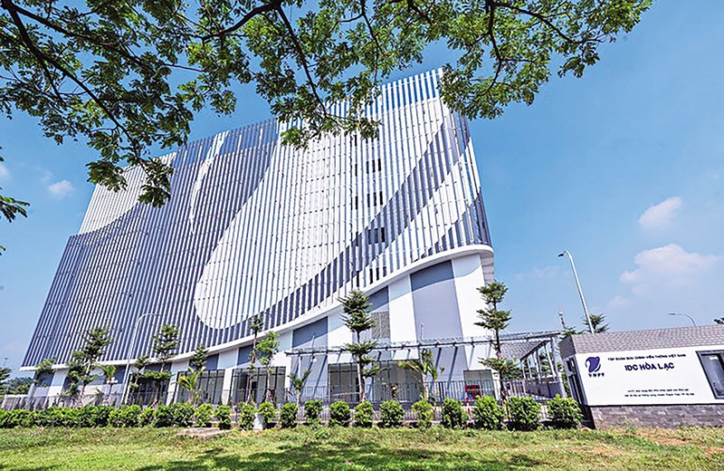 Các tập đoàn công nghệ cả trong và ngoài nước rất quan tâm đầu tư trung tâm dữ liệu. Trong ảnh: Trung tâm dữ liệu mới của VNPT. 