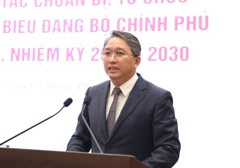 Ông Nguyễn Hải Ninh, Bộ trưởng Bộ Tư pháp đã thông tin với báo chí về công tác hoàn thiện thể chế, xây dựng pháp luật của Chính phủ nhiệm kỳ Chính phủ 2020 - 2025 dưới sự lãnh đạo của Đảng ủy Chính phủ.