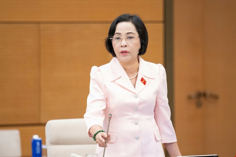 Phó chủ tịch Quốc hội Nguyễn Thị Thanh. 