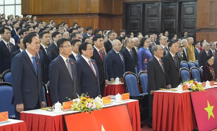 Đại hội có sự tham dự của Thủ tướng Chính phủ Phạm Minh Chính. Ảnh nguồn: Báo Thanh Hóa.