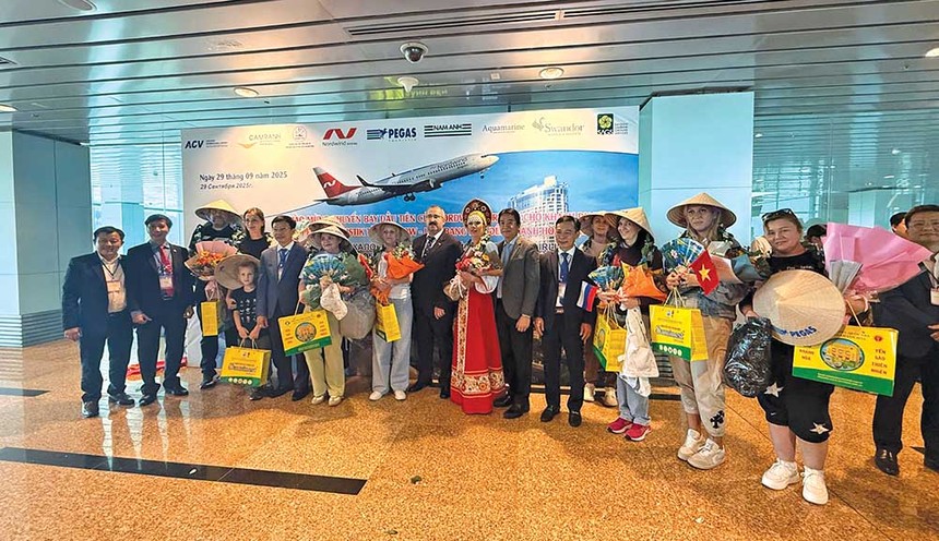 Khách Nga quay trở lại Khánh Hòa sau gần 5 năm “ngủ đông” (Ảnh: Linh Đan) 