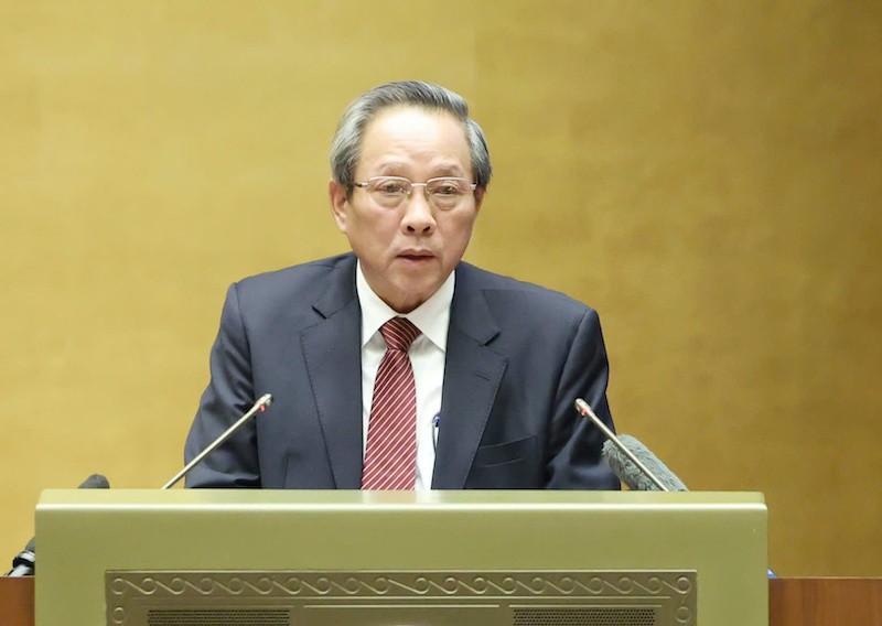 Phó trưởng ban Thường trực Ban Tổ chức Trung ương Hoàng Đăng Quang. Ảnh: Duy Linh. 