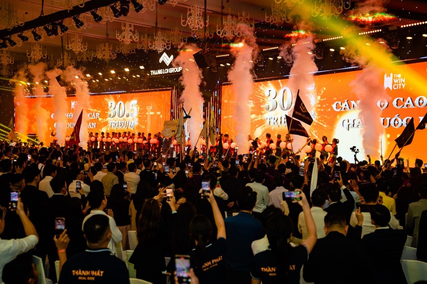 Kickoff The Win City thu hút hơn 2.000 chuyên gia kinh doanh đến từ 40 đại lý tham gia phân phối dự án.