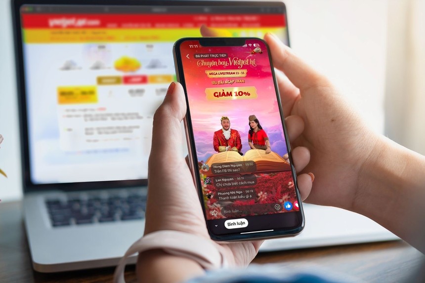 Triệu vé 0 đồng, ưu đãi vé Tết và hàng ngàn quà tặng hấp dẫn tại Vietjet Mega Livestream 27/11