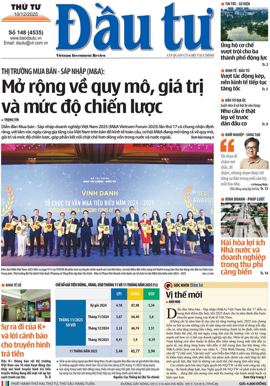 Báo Đầu tư số 148
