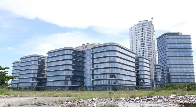 Khu công viên phần mềm số 2 Đà Nẵng đang thu hút sự quan tâm của nhiều doanh nghiệp lớn về lĩnh vực công nghệ, vi mạch bán dẫn, trí tuệ nhân tạo (AI). Ảnh: H.A 