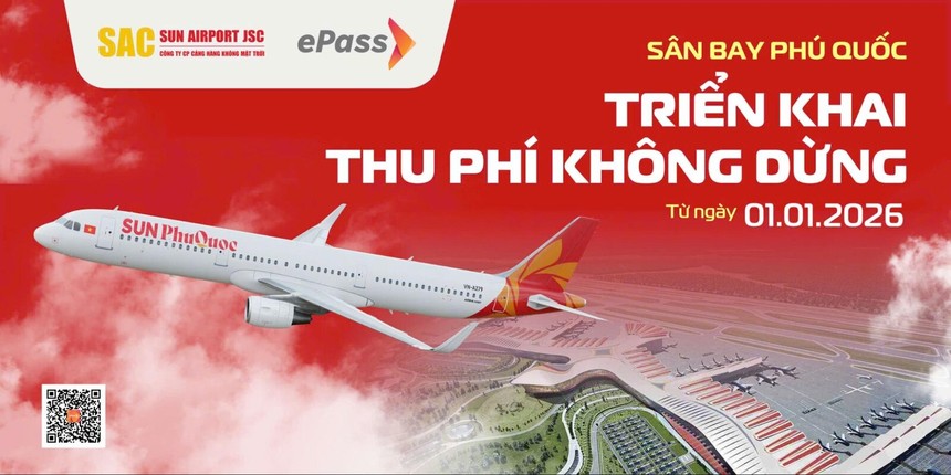 Sân bay Phú Quốc triển khai thu phí không dừng, rút ngắn thời gian di chuyển cho hành khách