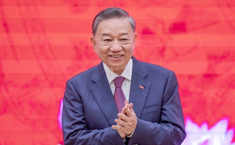 Tổng Bí thư Tô Lâm gửi thư mừng Tổng Bí thư Lào khóa XII Thongloun Sisoulith 