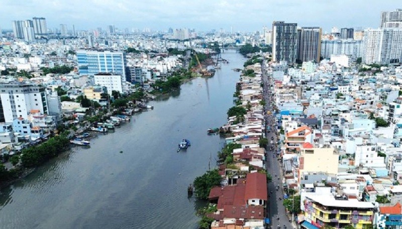 Hiện trạng đường Tôn Thất Thuyết thuộc Quận 4 (cũ) - Ảnh: V.S