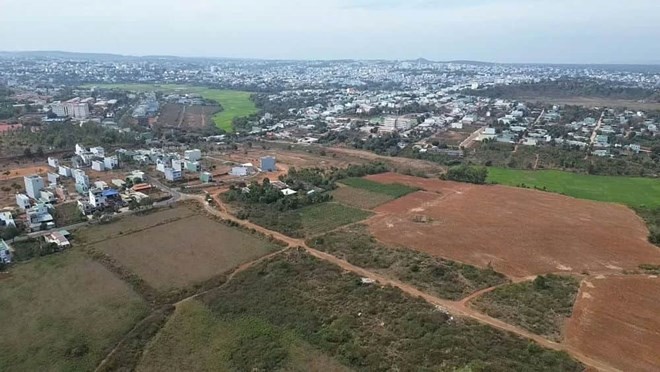 Dự án Khu đô thị CK54 được định hướng là đô thị sinh thái, khu đô thị thông minh tại phường Pleiku. Ảnh: Thanh Tuấn. 