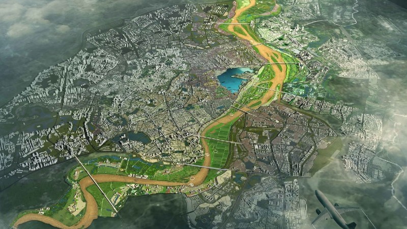 Khu đô thị sông Hồng sẽ không thu hẹp không gian thoát lũ 