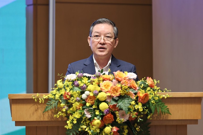 Đồng chí Lương Quốc Đoàn, Ủy viên Trung ương Đảng, Chủ tịch Ban Chấp hành Trung ương Hội Nông dân Việt Nam.