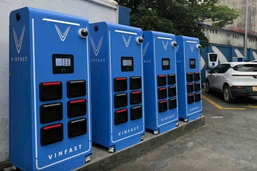 Tủ đổi pin của Vinfast
