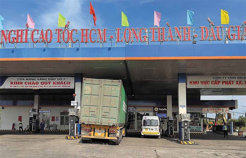 Trạm dừng nghỉ cao tốc TP.HCM - Long Thành - Dầu Giây (Ảnh: P.V) 