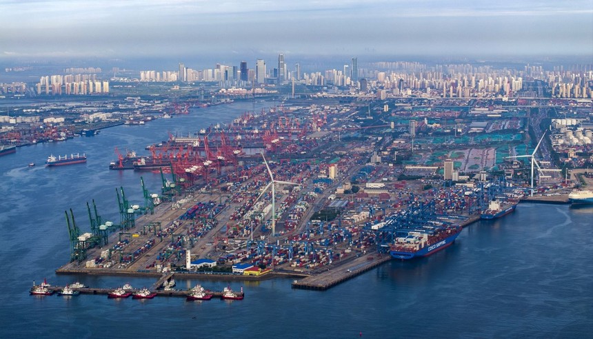 Quang cảnh cảng hàng hóa tại Rio de Janeiro, Brazil. Ảnh: THX/TTXVN