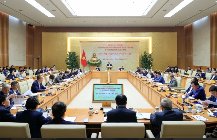 Phiên họp lần thứ nhất Ban Chỉ đạo quốc gia triển khai Nghị quyết số 79-NQ/TW của Bộ Chính trị về phát triển kinh tế nhà nước.