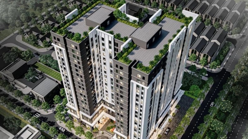 Phối cảnh dự án nhà ở xã hội Tân Lập.