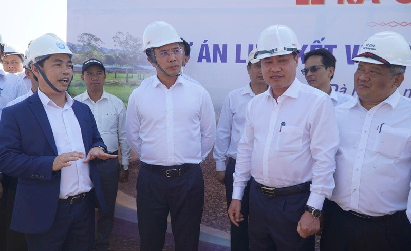 Đoàn công tác của UBND TP Đà Nẵng kiểm tra Dự án Liên kết vùng miền Trung tỉnh Quảng Nam. 