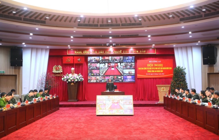 Bộ Công an thúc đẩy công tác đầu tư và giải ngân năm 2026 