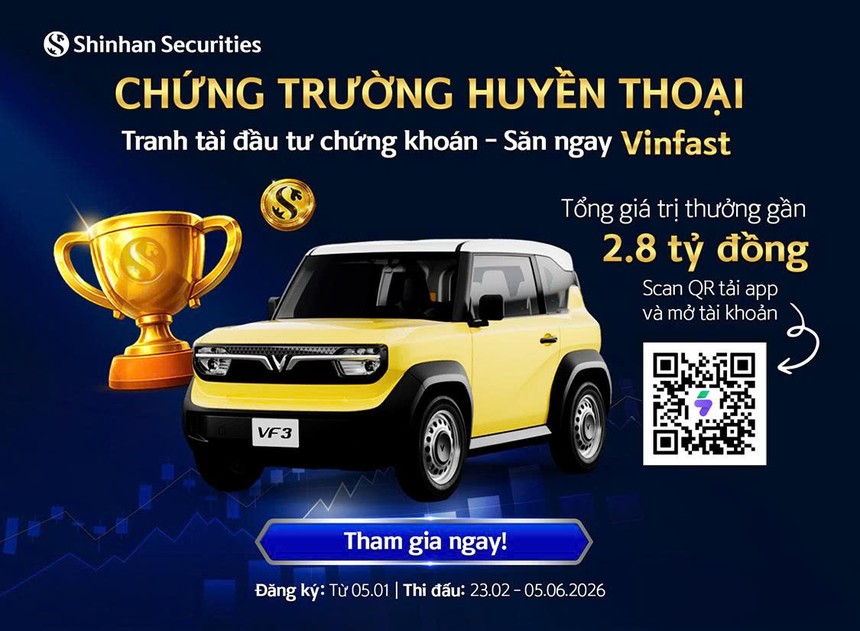 Chứng khoán Shinhan tổ chức cuộc thi đầu tư chứng khoán “Chứng trường huyền thoại”
