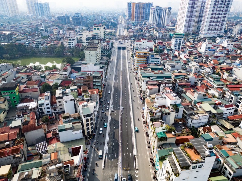 Dự án hầm chui nút giao Vành đai 2,5 - Quốc lộ 1A và 1,6km đường Vành đai 2,5 đoạn Đầm Hồng - Quốc lộ 1A thông xe kỹ thuật đầu tháng 2/2026.