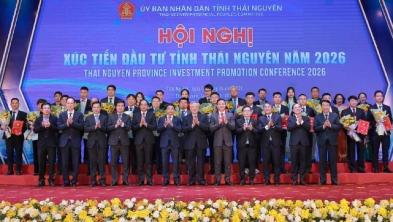 Thái Nguyên đã vươn lên đứng đầu trong thu hút đầu tư nước ngoài 2 tháng đầu năm 2026.