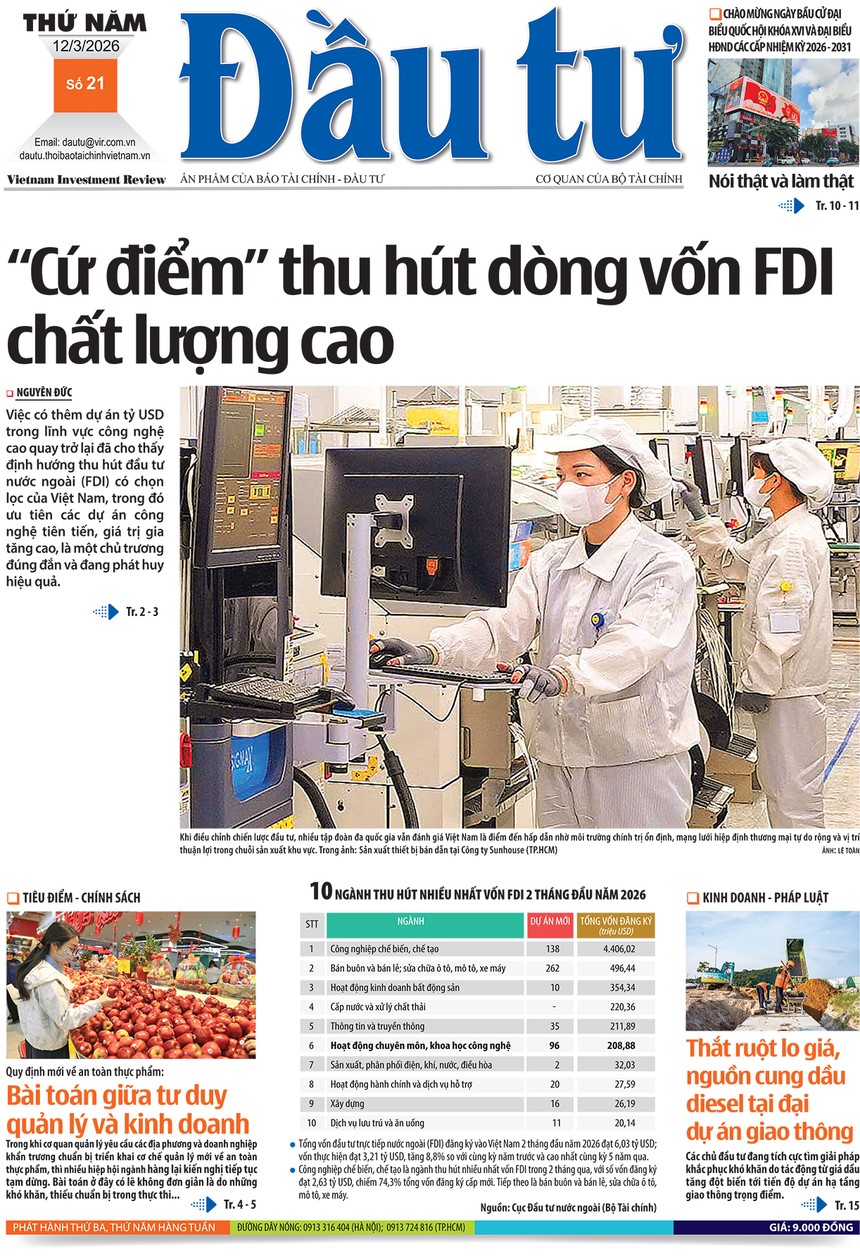Báo Đầu tư số 21