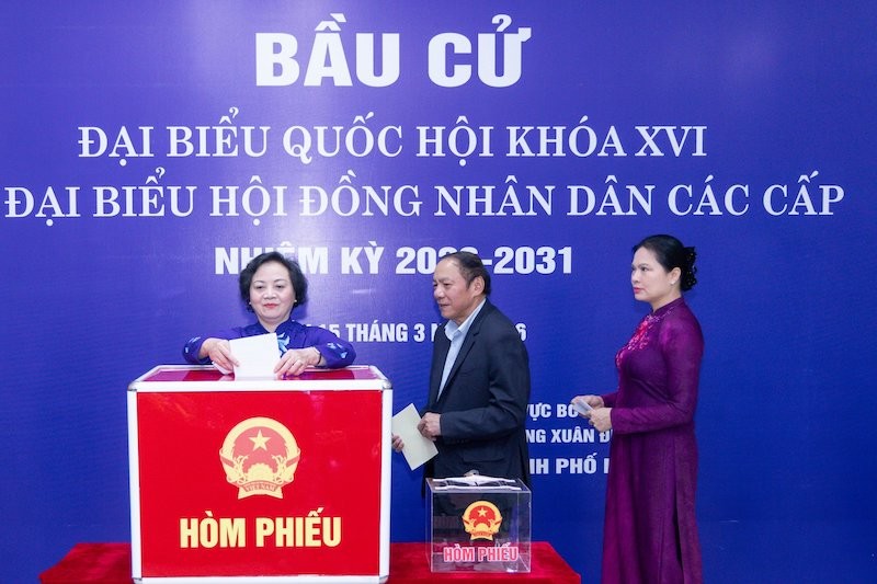 Công tác bầu cử trên cả nước vẫn đang được triển khai khẩn trương, nghiêm túc, đúng quy định.