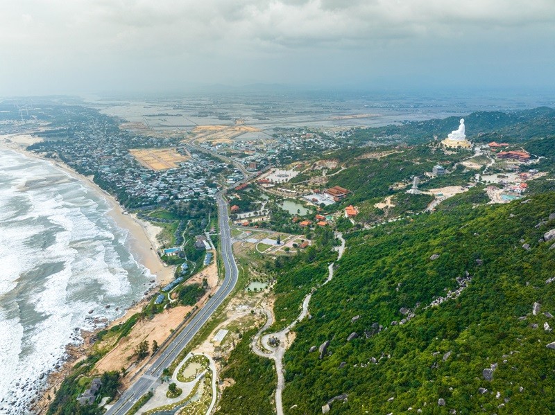 Xã Cát Tiến, tỉnh Gia Lai hiện đang triển khai và tìm chủ đầu tư nhiều dự án bất động sản quy mô lớn. Ảnh: Dũng Nhân 