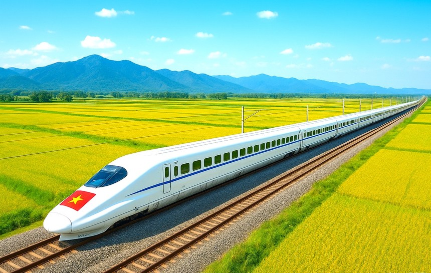 Dự kiến lựa chọn nhà thầu cho dự án đường sắt tốc độ cao Bắc-Nam trong quý II. Ảnh: VGP.