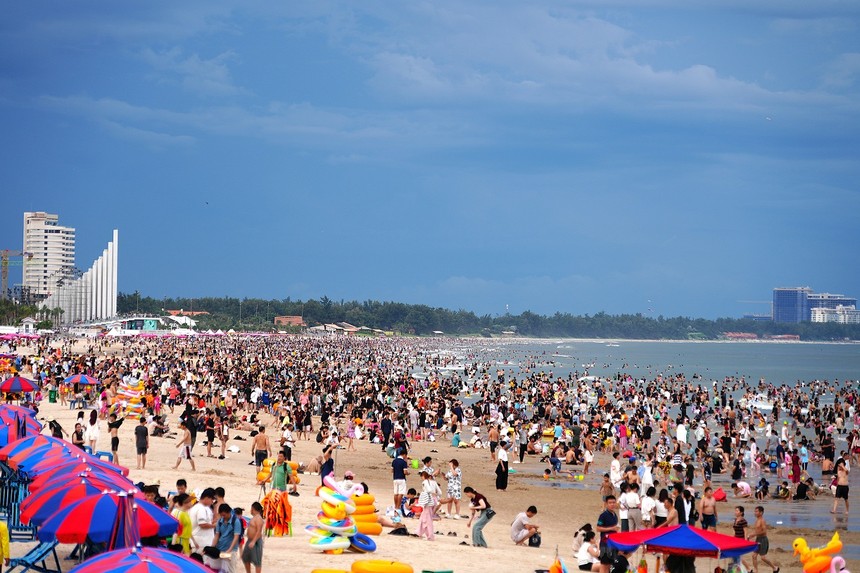 Du lịch biển Vũng Tàu ghi nhận kết quả tăng trưởng ấn tượng. Ảnh: Ánh Dương