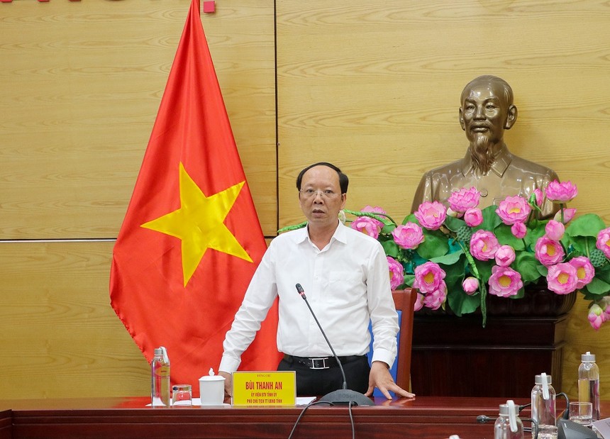 Phó Chủ tịch Bùi Thanh An phát biểu tại buổi làm việc