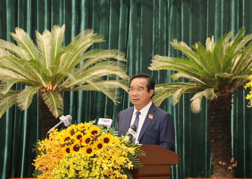 Ông Nguyễn Văn Được tái đắc cử Chủ tịch UBND Thành phố nhiệm kỳ 2026 - 2031. Ảnh: Trọng Tín.