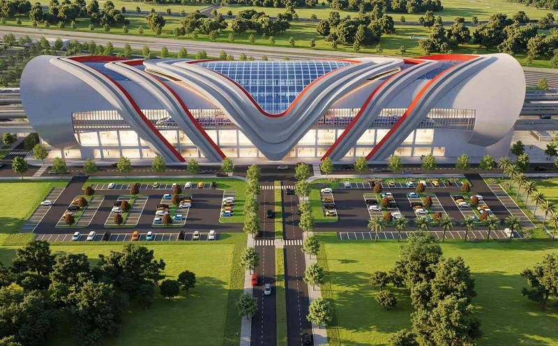 Phối cảnh một nha ga của tuyến metro Bến Thành - Cần Giờ.