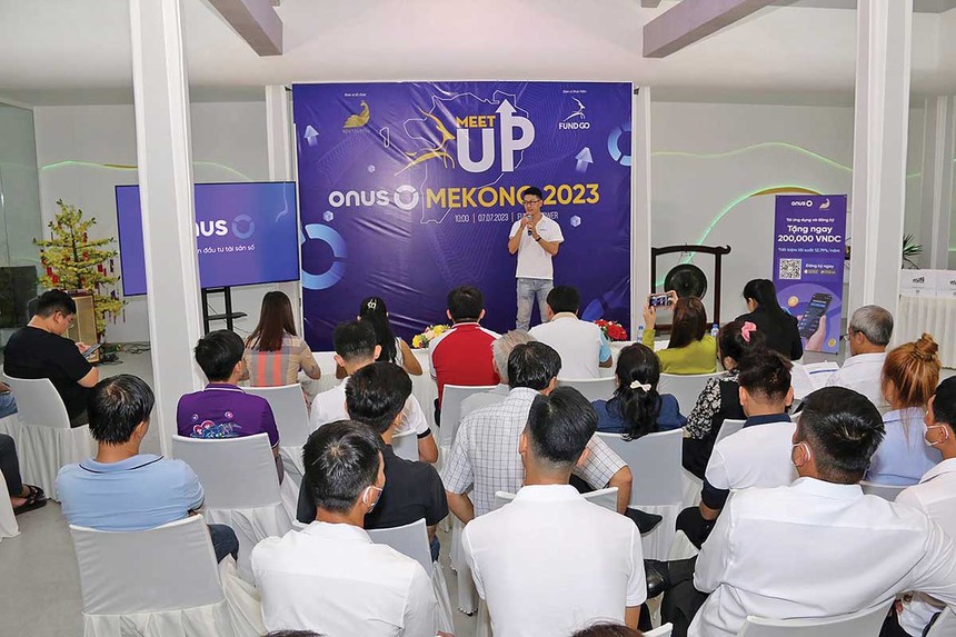 Một buổi kết nối người dùng và đối tác của ví điện tử ONUS tại khu vực Đồng bằng sông Cửu Long