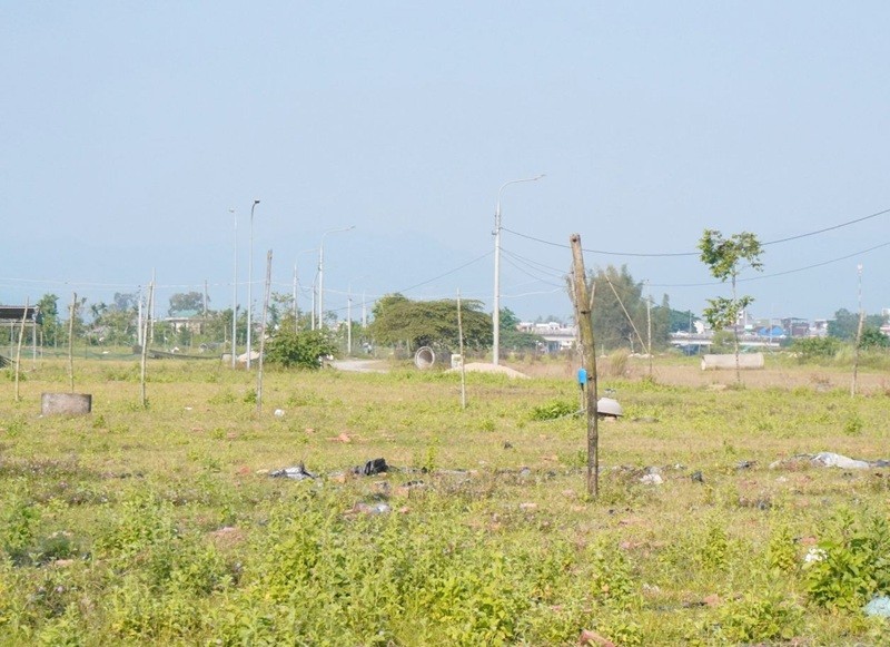 Dự án Kè và Khu dân cư Nam Sông Vệ có vốn đầu tư gần 186 tỷ đồng. Ảnh: T.D